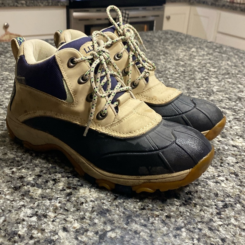 LL Bean Boots Womens Stormchaser Waterproof Lace Up Hiking boots